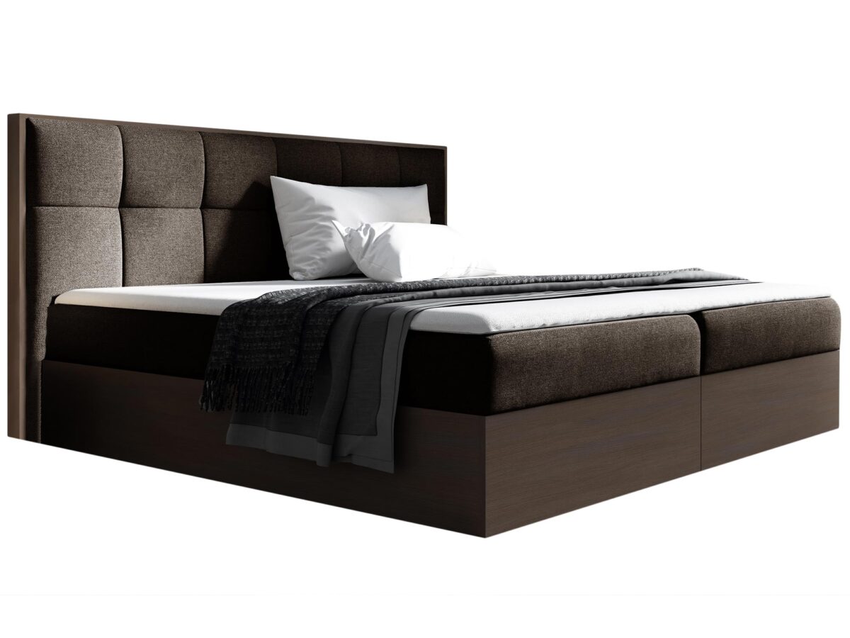Industrie-Boxspringbett 120×200 cm – 200×200 cm STRADO