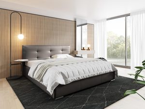Miniaturka 3 - Łóżko dwuosobowe do nowoczesnej sypialni w stylu hotelowym