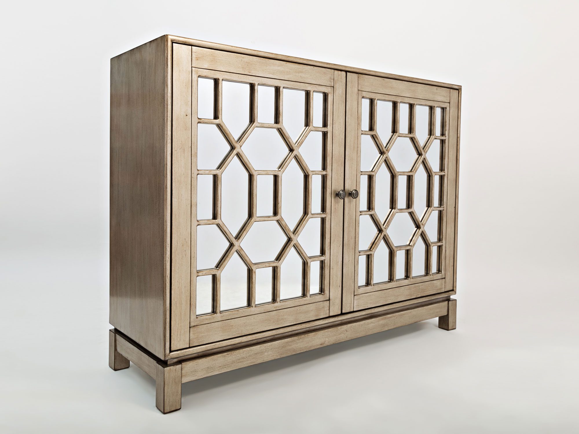 Komoda glamour z lustrzanymi frontami