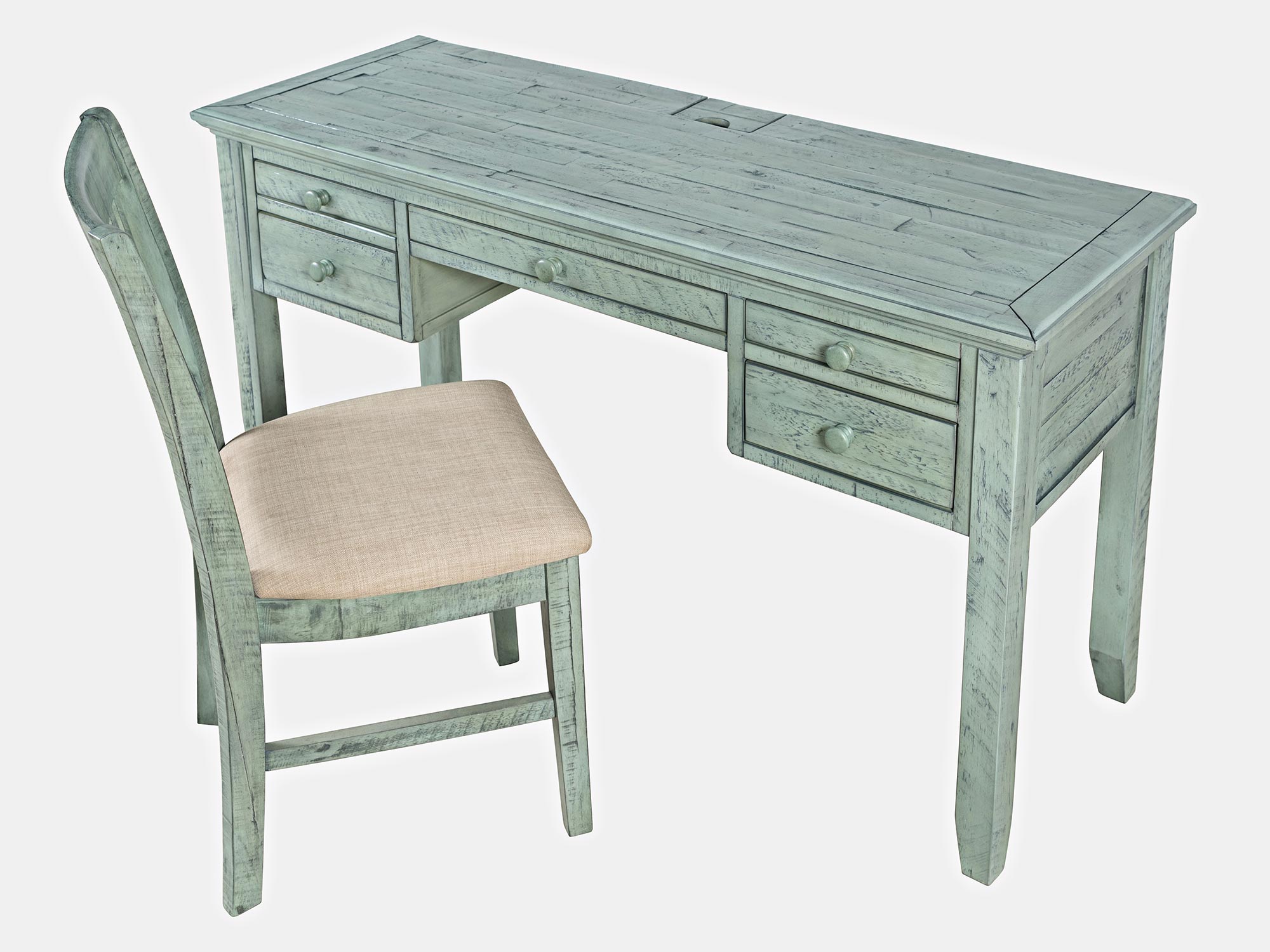 Zestaw mebli turkusowych