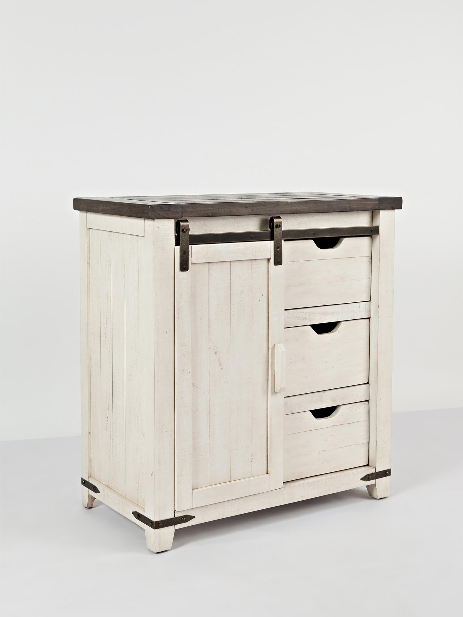 Nowoczesna komoda w antycznej bieli