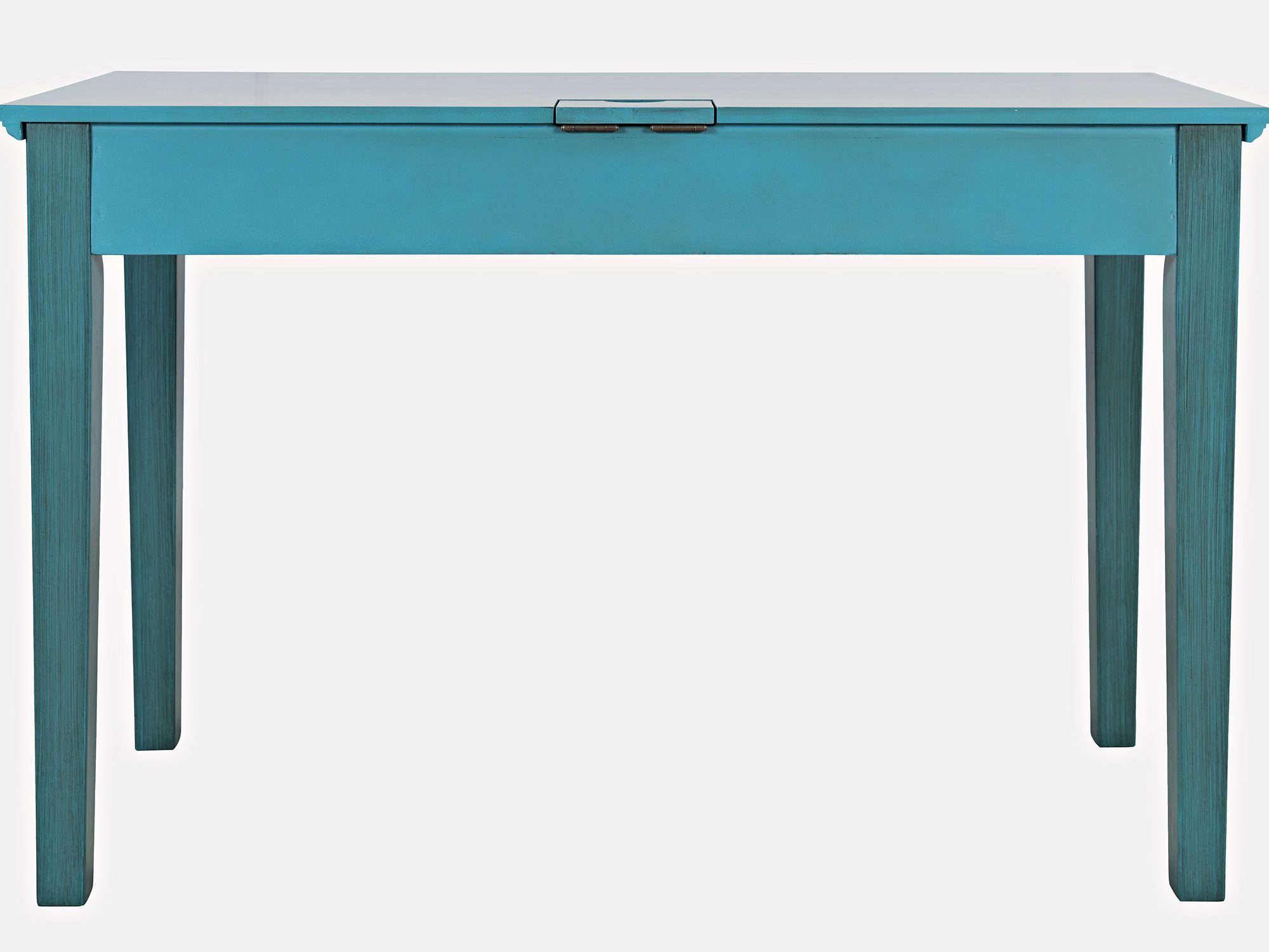 Ciemnoniebieskie biurko w stylu klasycznym