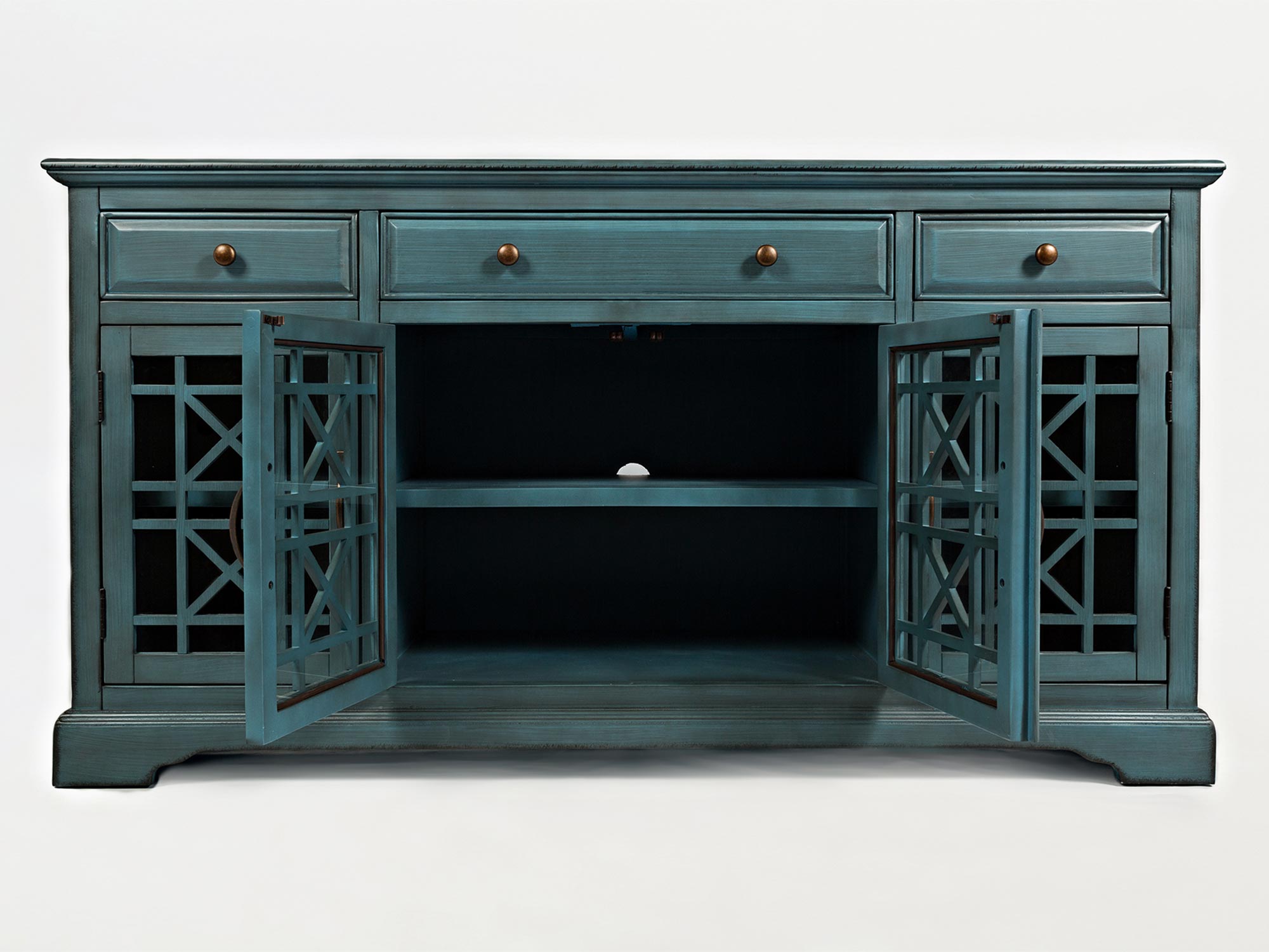 Komoda w odcieniu ciemnoniebieskim