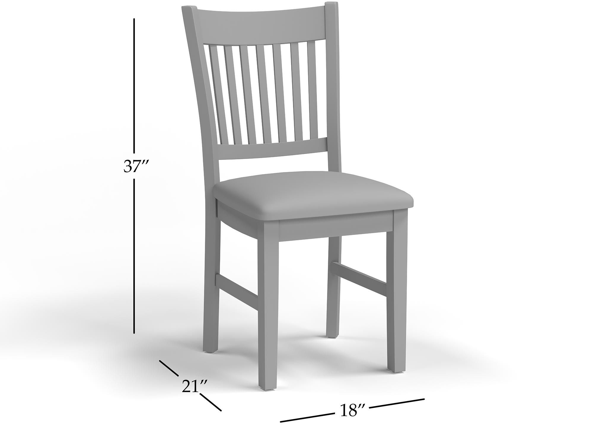 Klasyczne drewniane krzesło z wysokim oparciem i poduszką