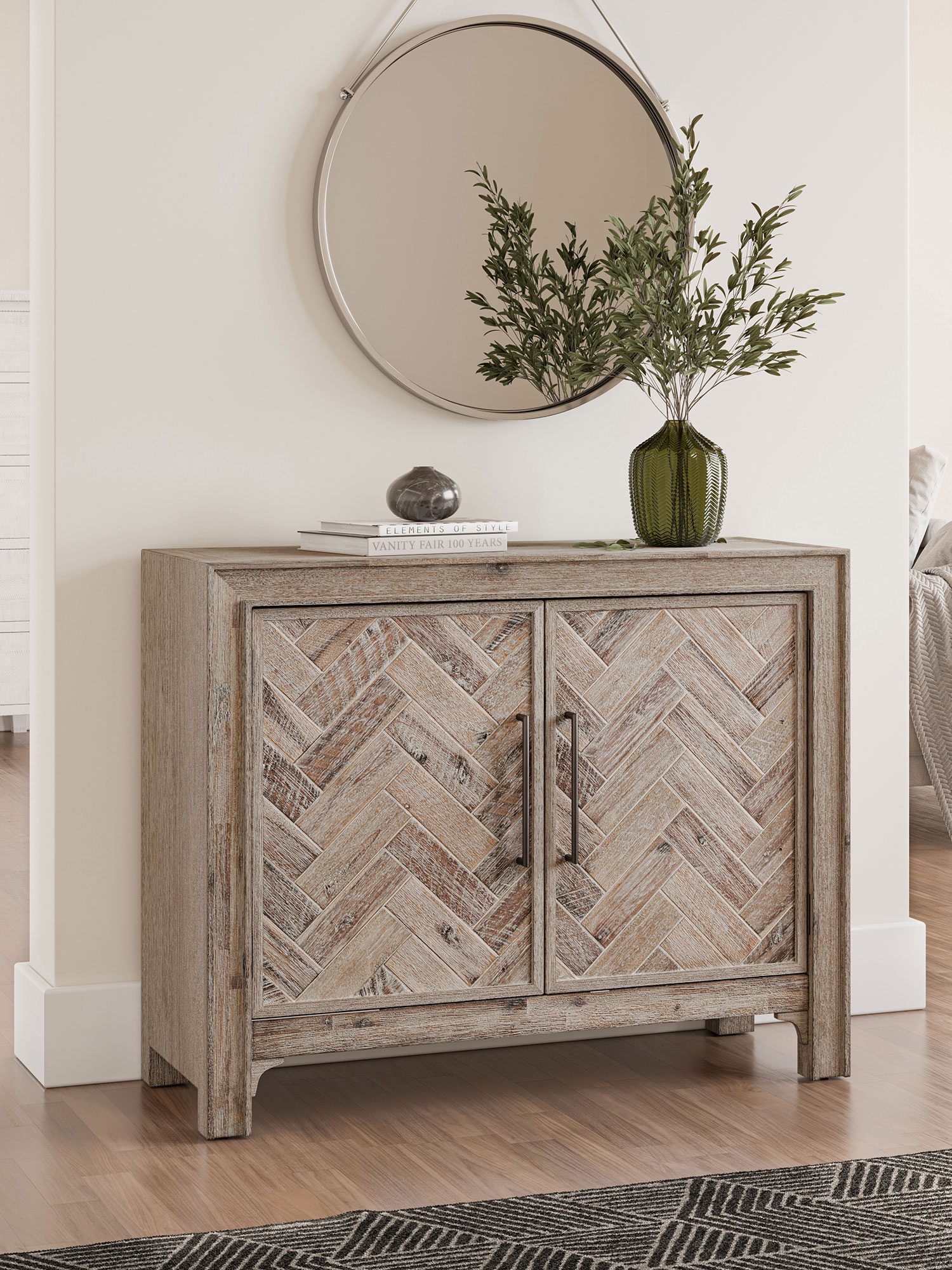 Konsola z naturalnego drewna do eleganckich wnętrz