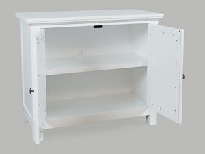 Miniatura 1 - Komoda s bílými čely ve stylu glamour do obývacího pokoje