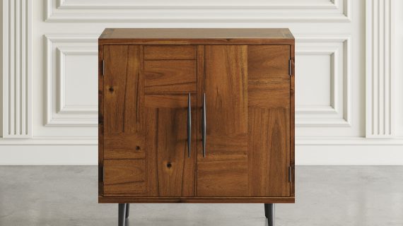 Miniaturka 5 - Komoda drewniana do eleganckiego salonu w stylu industrialnym