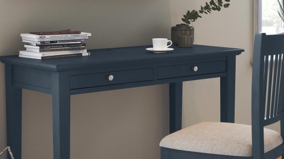 Miniaturka 7 - Klasyczne biurko z szufladami do gabinetu w stylu vintage