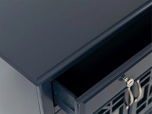 Miniatura 2 - Tmavě modrý sekretarzyk se zásuvkami do stylowego gabinetu