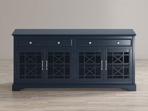 Miniatura 5 - Tmavě modrá komoda ve stylu klasickém do eleganckiego interiéru
