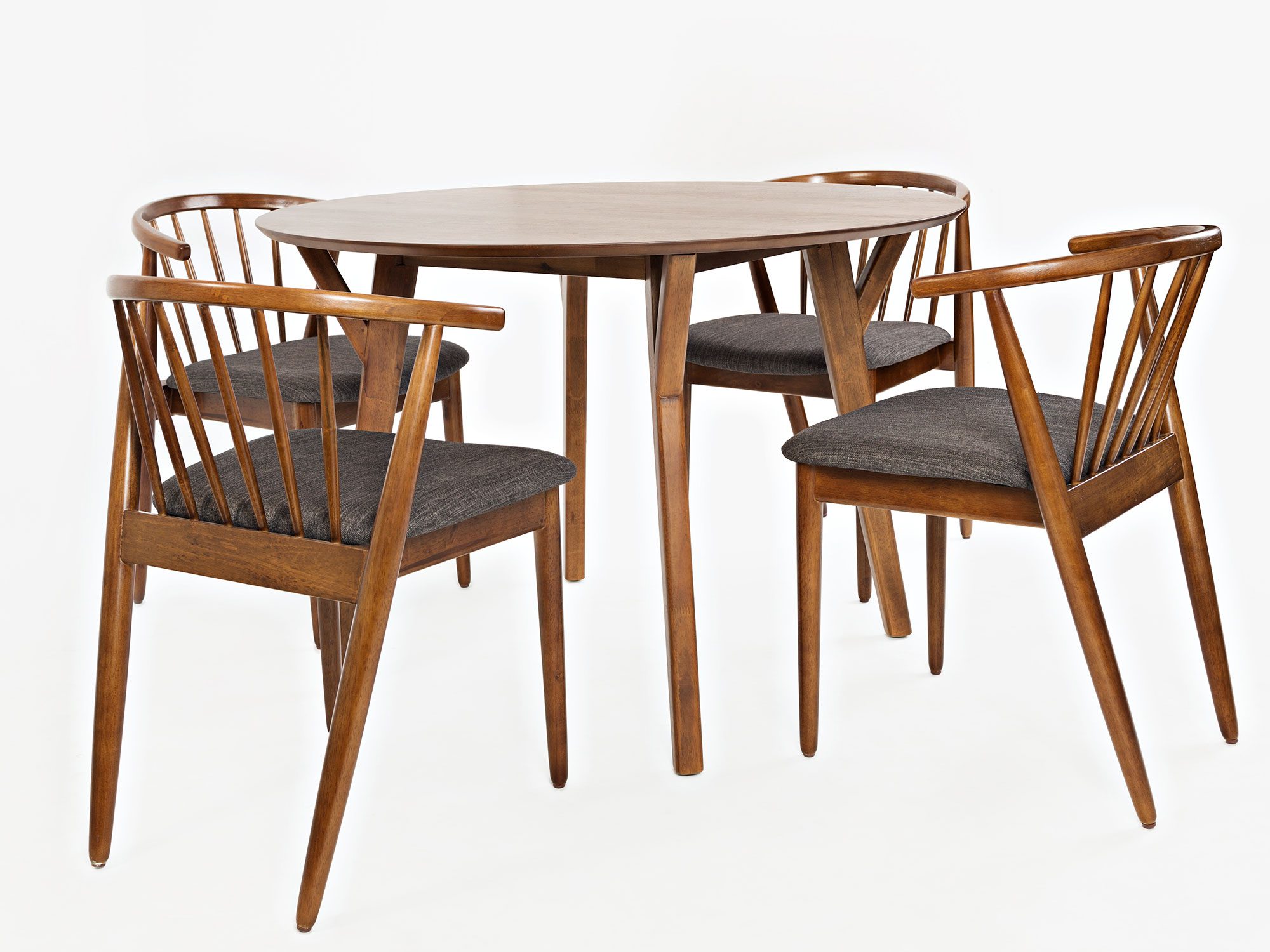 Stół z litego drewna o prostym, skandynawskim designie