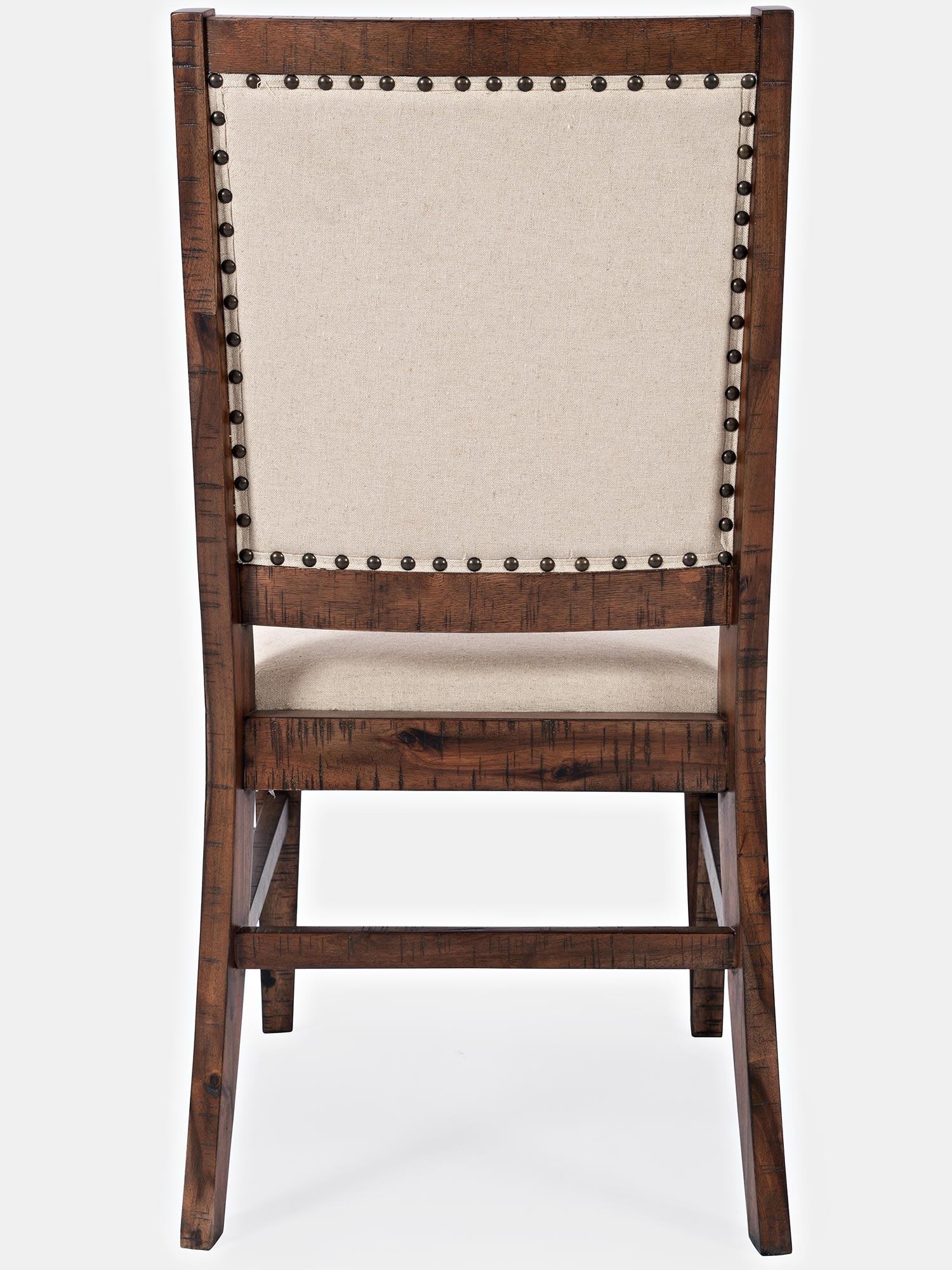 Krzesło z tapicerowanym siedziskiem i drewnianą ramą