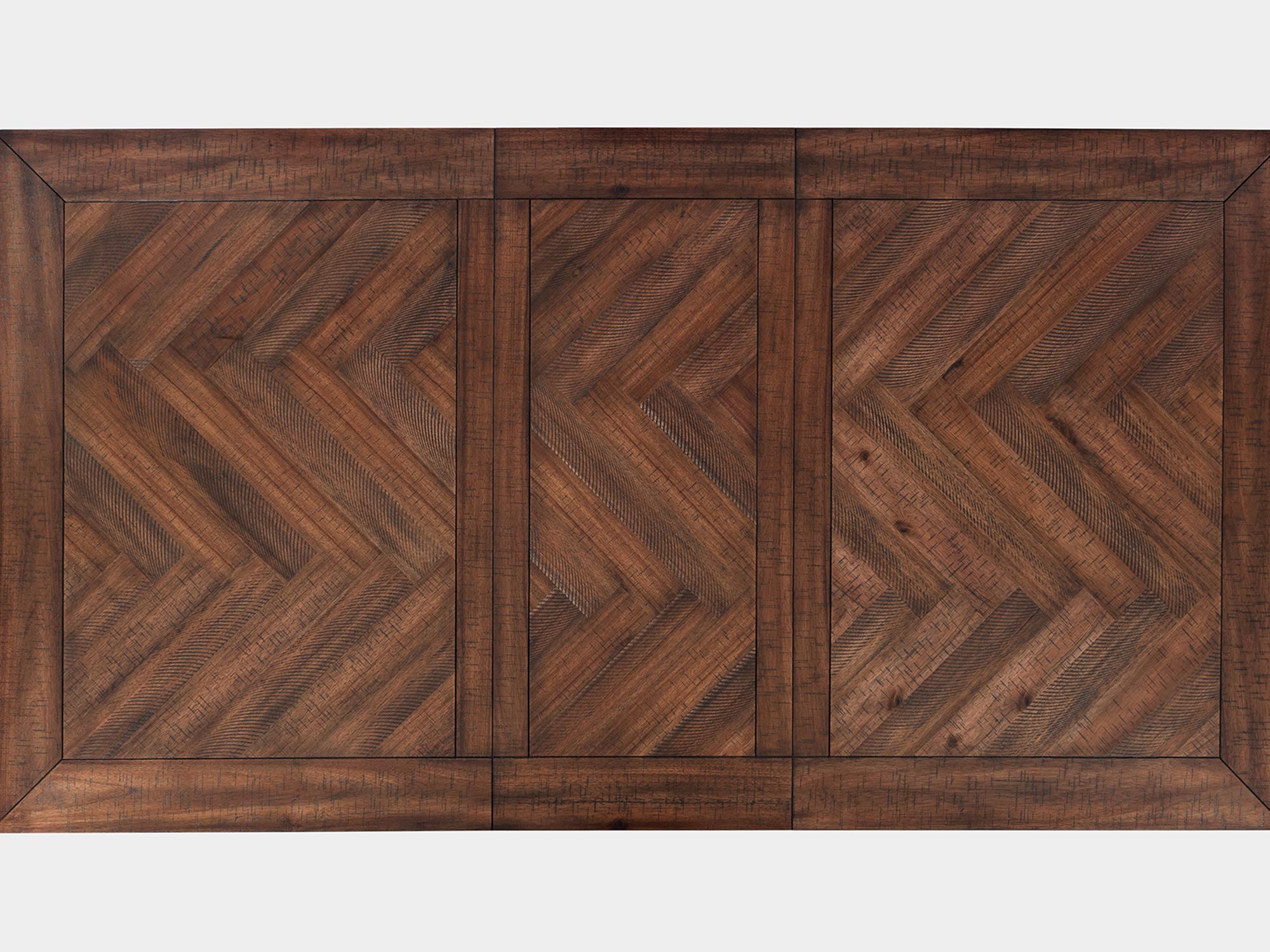 Blat eleganckiego stołu w jodełkę