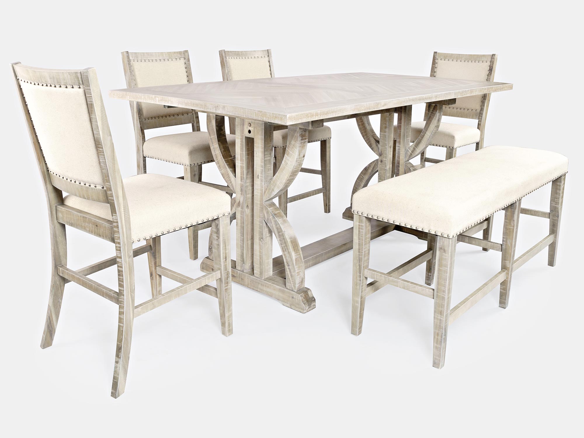 Zestaw mebli do jadalni w stylu rustykalnym