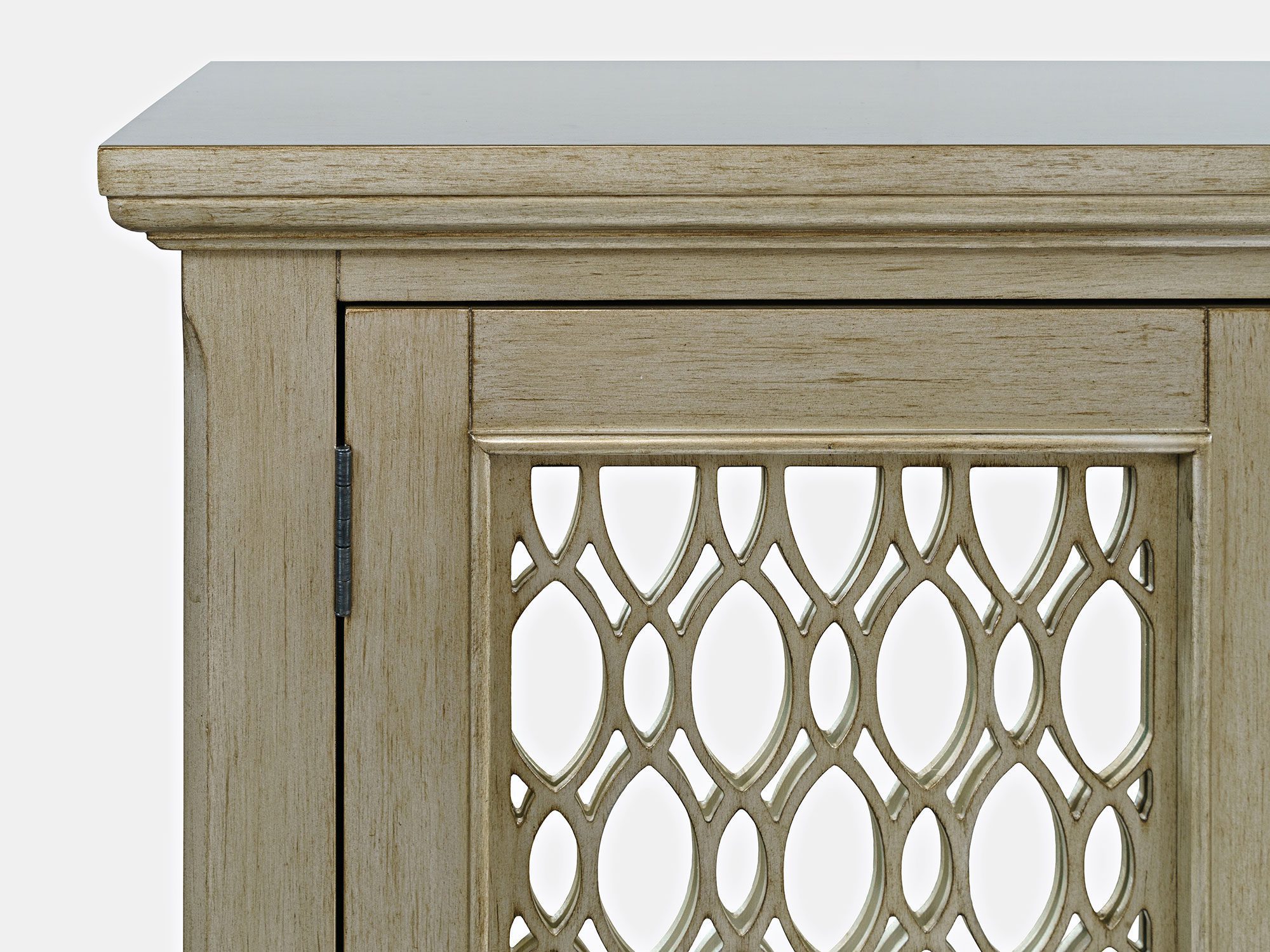 Klasyczna komoda z ozdobnymi panelami do stylowych wnętrz