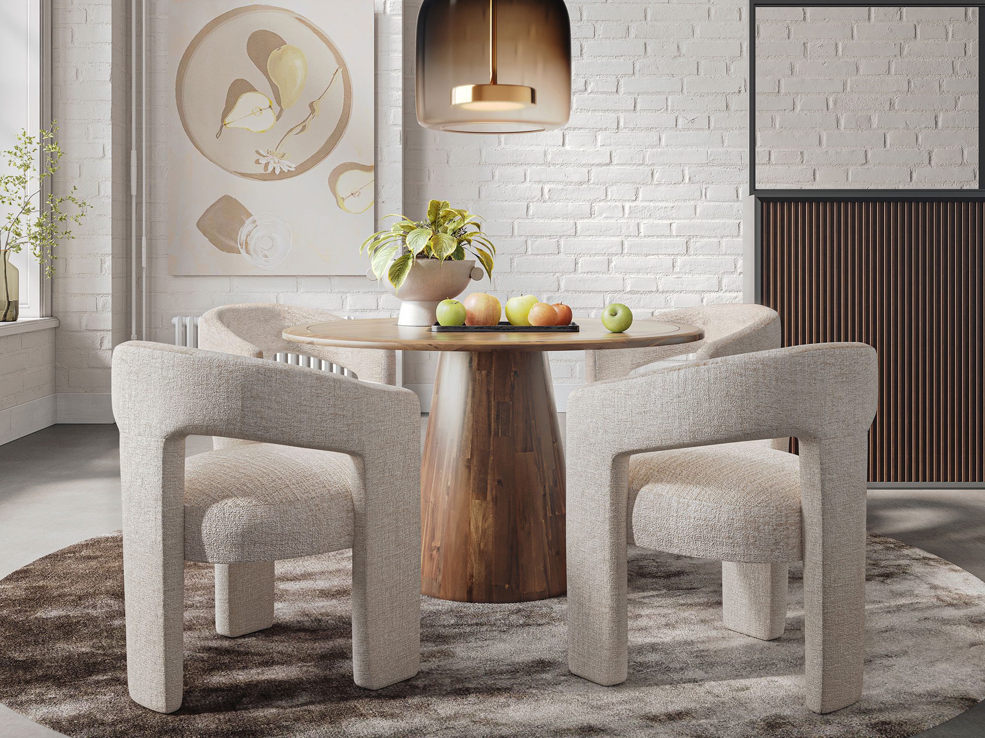 Nowoczesna aranżacja jadalni