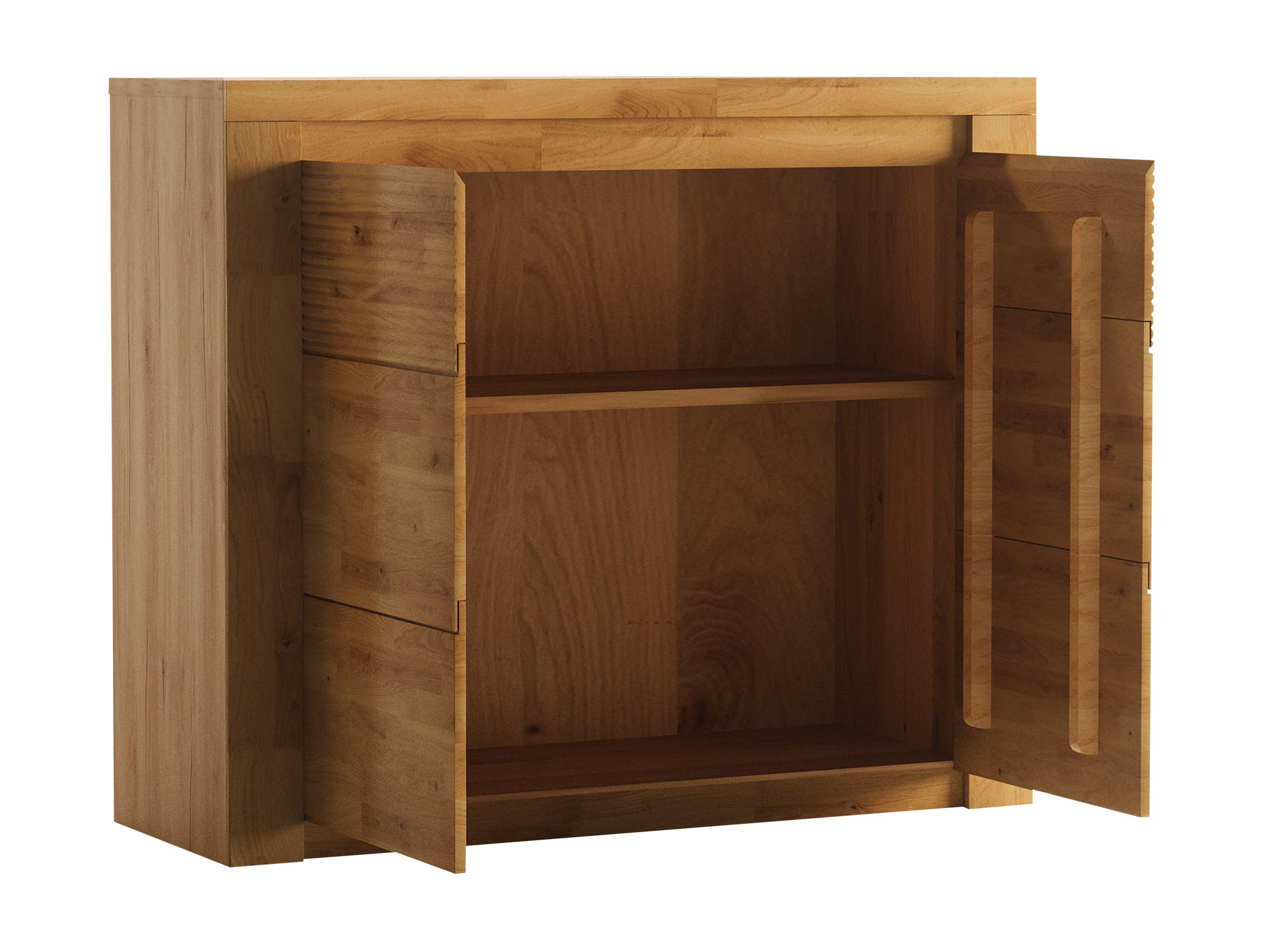 Mała komoda drewniana o prostym designie