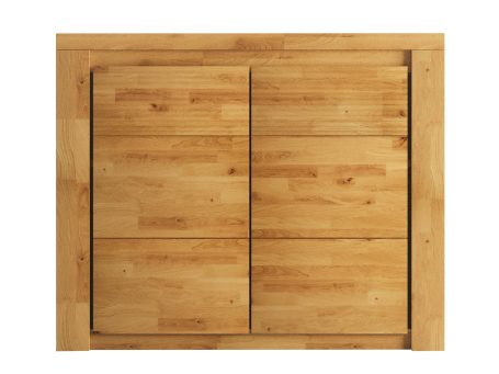 Mała komoda drewniana w stylu minimalistycznym