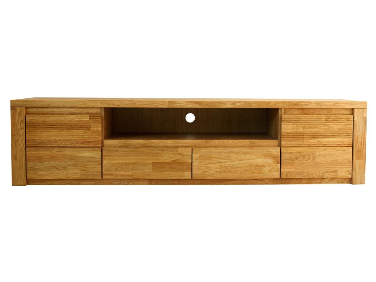 Dubový TV stolek Castoro 48 200 cm