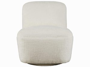 Miniatúra 4 - Minimalistické čalúnené kreslo v krémovej farbe