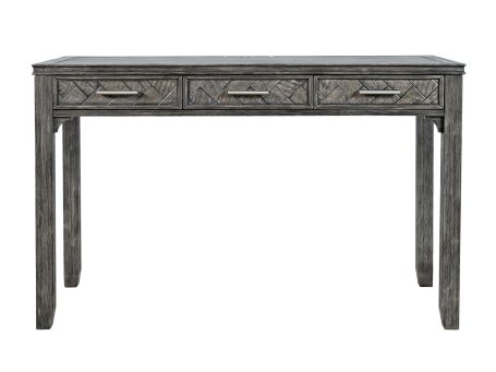 Biurko klasyczne ciemnoszare