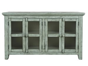 Miniatúra 7 - Kredenec so zasklenými čelami a policami v štýle shabby chic