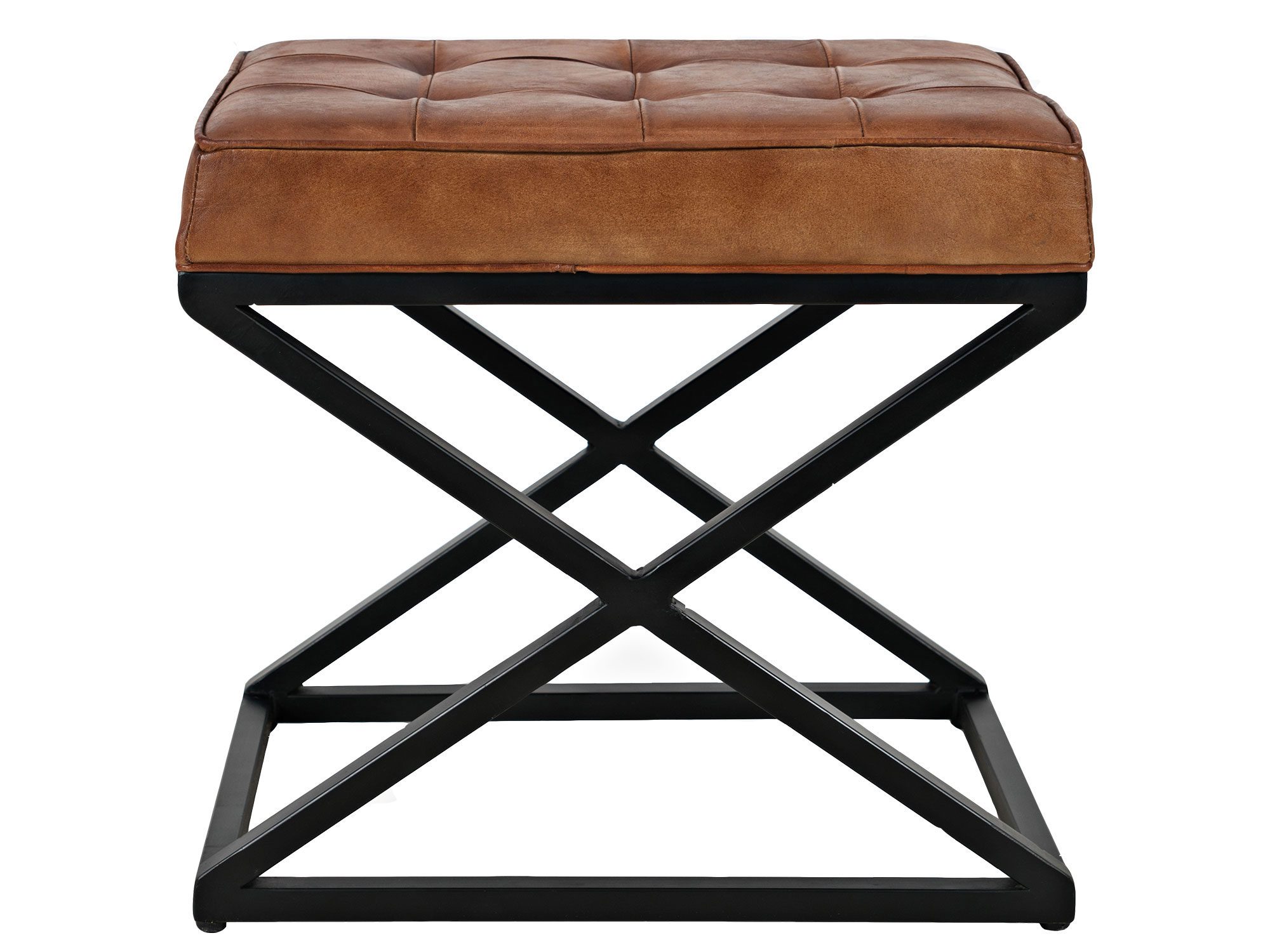 Siedzisko tapicerowane w rdzawym brązie