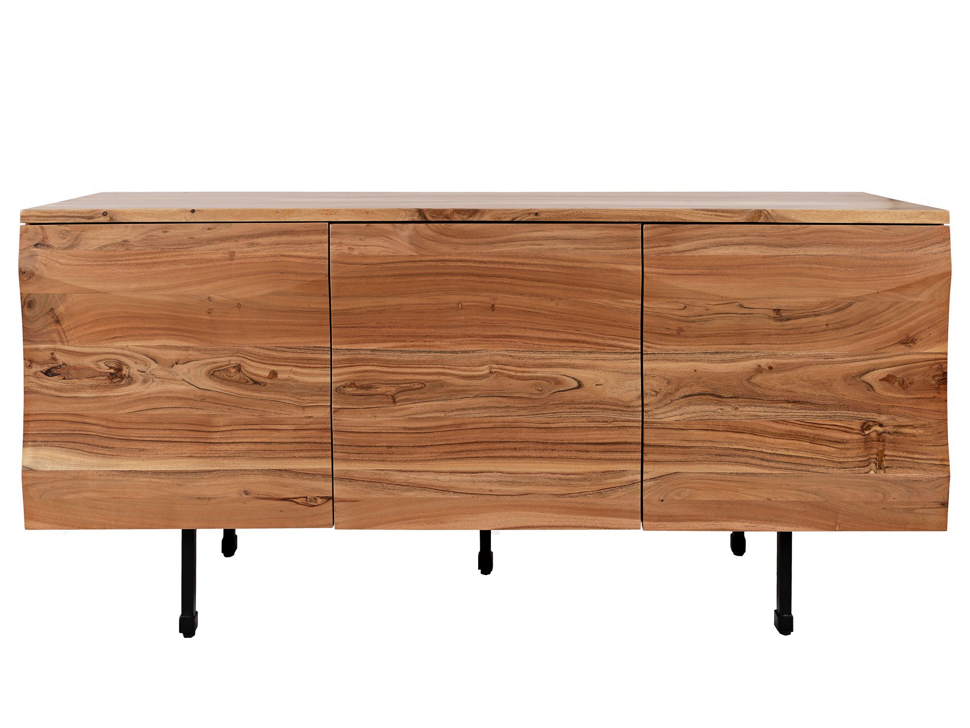 Detal drewnianego blatu z widocznym usłojeniem