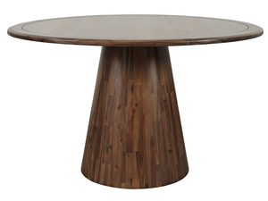 Miniatúra 7 - Okrúhly stôl s drevenou doskou do klasických interiérov