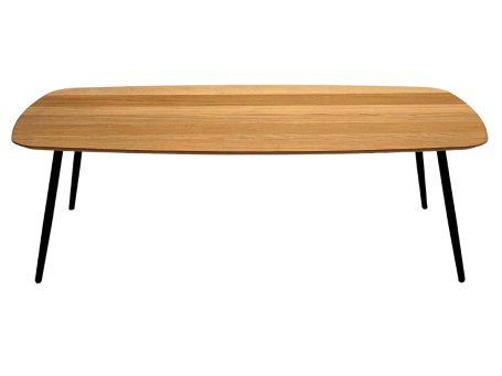 Stolik Drewniany Geometryczny z Masą Formy – Linaro 05