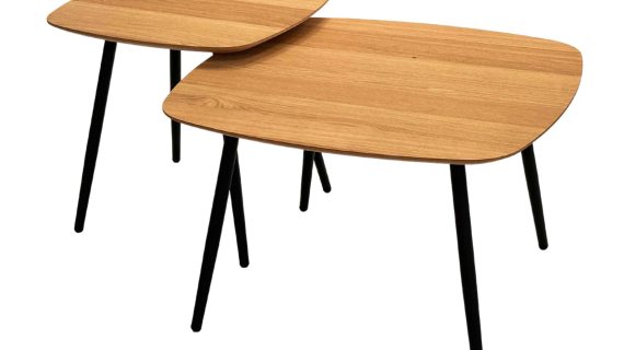 Miniaturka 1 - Zestaw Stoliki Drewniane Geometryczne – Linaro 91