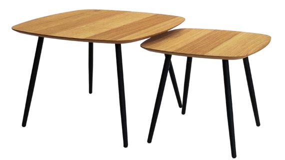 Miniaturka 2 - Zestaw Stoliki Drewniane Geometryczne – Linaro 91