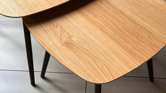 Miniaturka 5 - Zestaw Stoliki Drewniane Geometryczne – Linaro 91