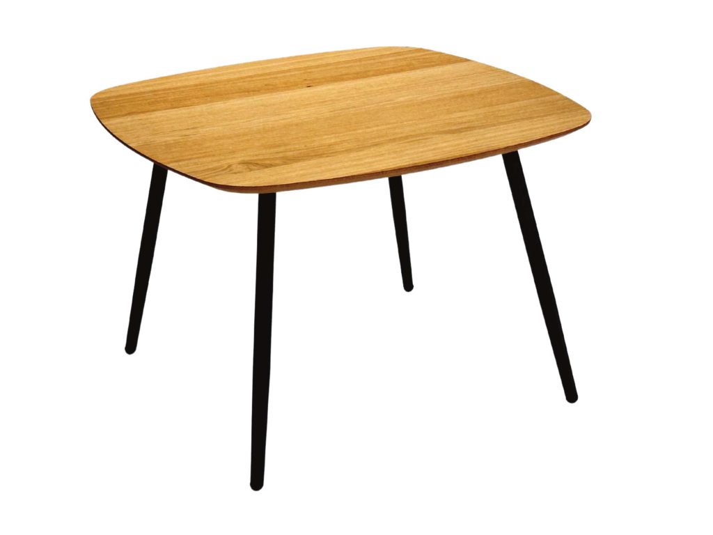 Stolik Dębowy z Metalową Ramą – Linaro 02