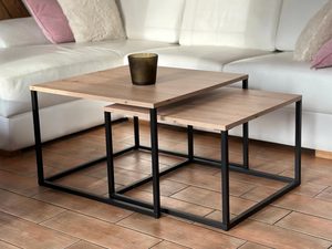 Miniatura 11 - Sestava stolků s kawa a dekorací na světlé podlaze