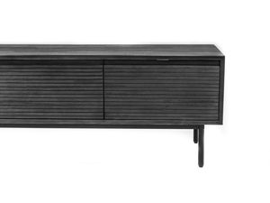 Miniatura 3 - Moderní TV skříňka z ciemnym čelem na metalowych nogach