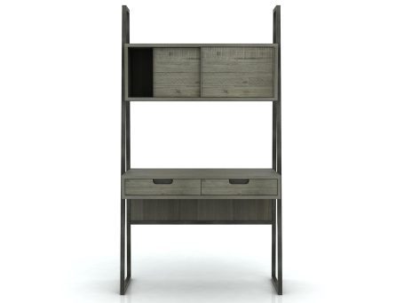 Loftowe Biurko Ergonomiczne z drewna dla stylów loftowych