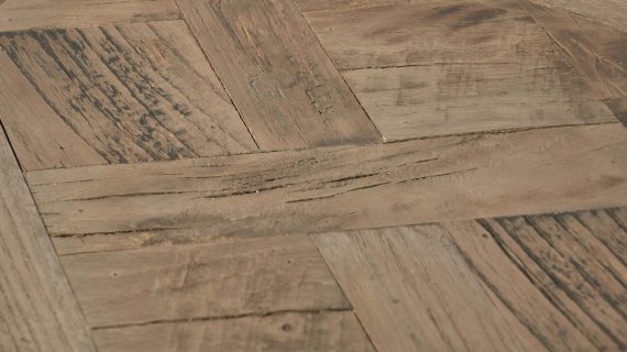 Miniaturka 9 - Zestaw stolików na stalowej ramie z drewnianym blatem i intarsją – Luxe