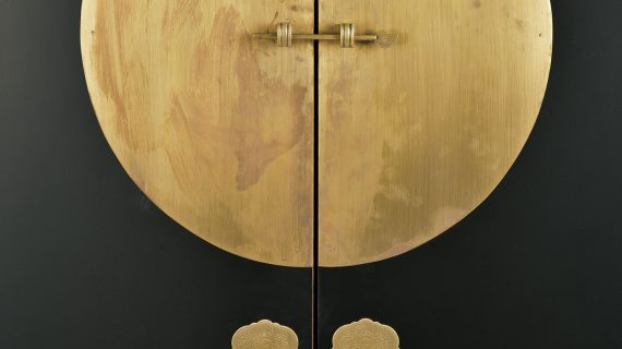 Miniaturka 6 - Dekoracyjne złote okucie szafki inspirowanej stylem chińskim