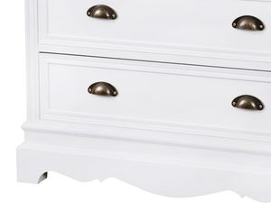 Miniatura 2 - Bílá dřevěná komoda se zásuvkami ve stylu prowansalskim