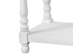 Miniatura 2 - Detail dřevěné desky stolu v provensálském stylu, bílá barva