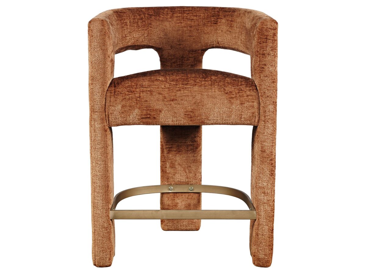 Barhocker mit Lehne Zimtfarben Edinburgh