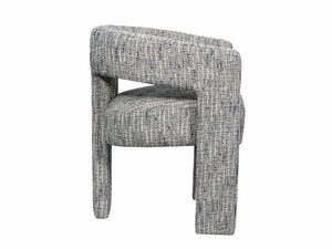 Miniatura 2 - Moderní bouclé židle v odstínu šedého melíru