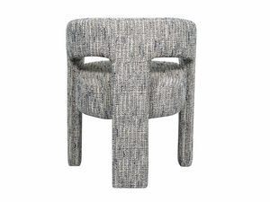 Miniatura 3 - Bouclé židle melír šedo-béžový s obloukovým opěradlem
