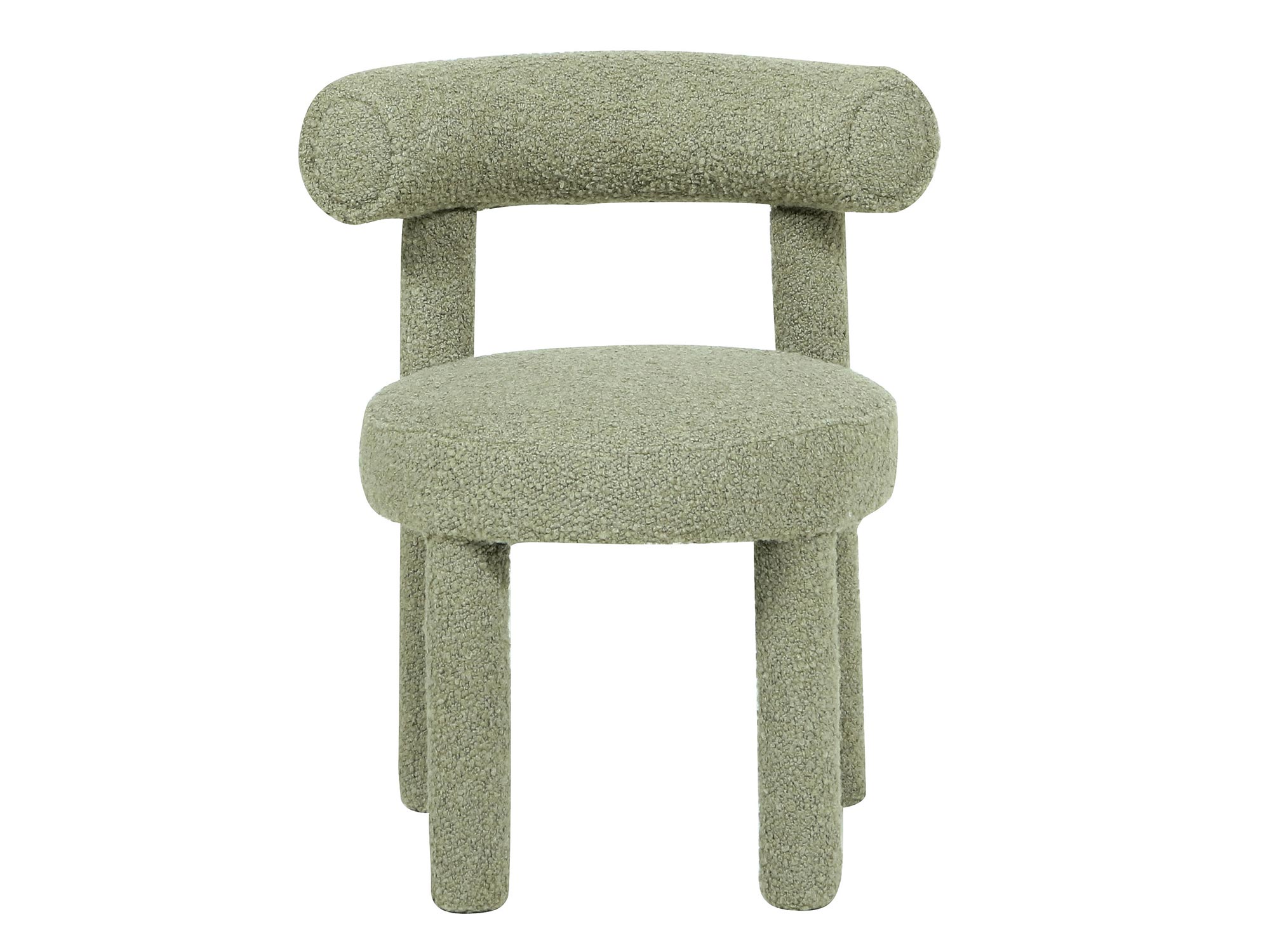 Krzesło tapicerowane jasnozielone z oparciem nowoczesne Krzesło tapicerowane jasnozielone z oparciem nowoczesne