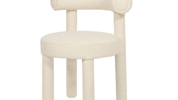 Miniaturka 1 - Krzesło tapicerowane jasnozielone, pełny widok z boku