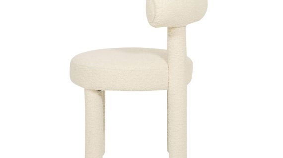 Miniaturka 2 - Krzesło tapicerowane jasnozielone z oparciem walcowatym