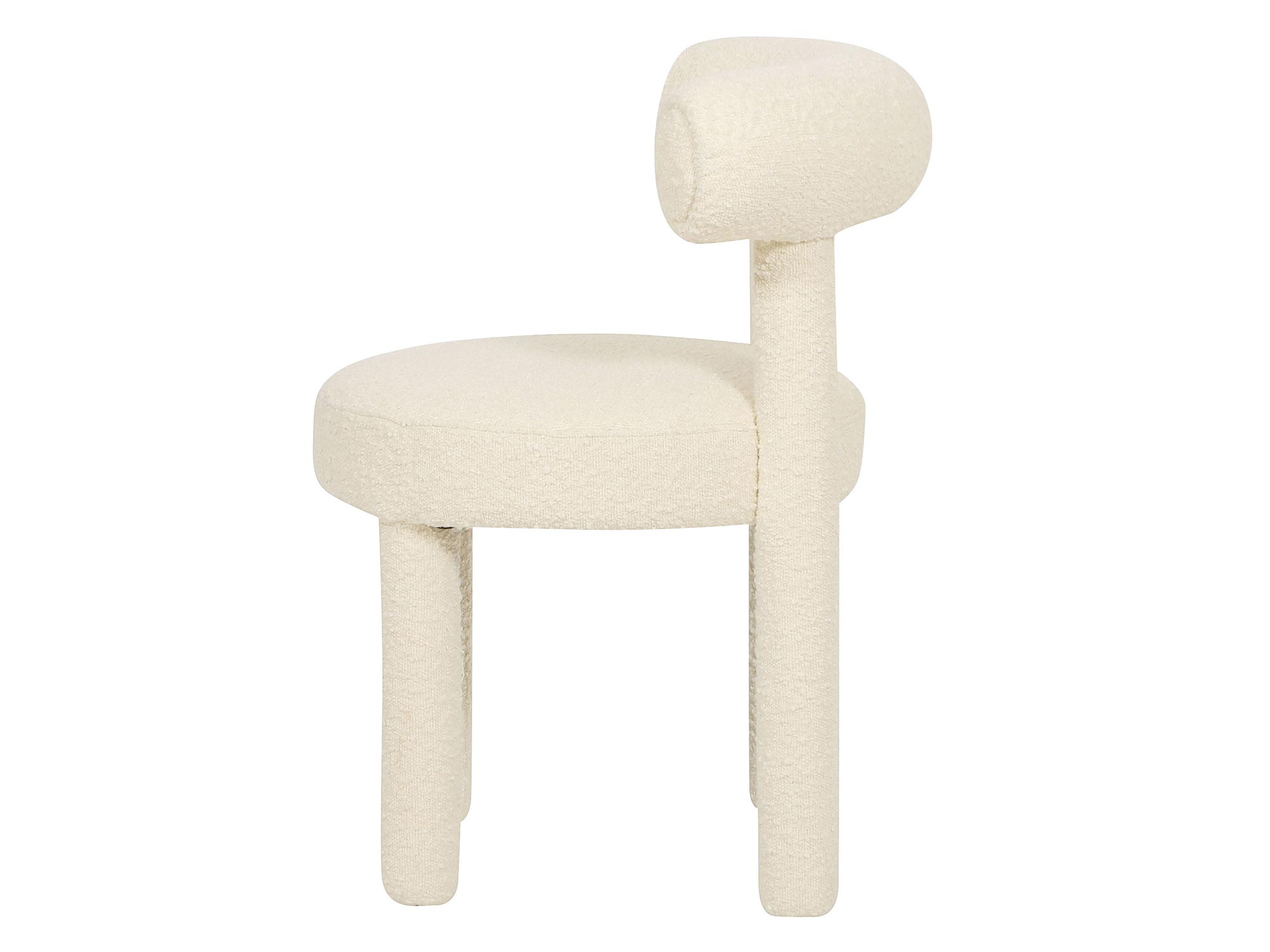 Krzesło tapicerowane jasnozielone z oparciem walcowatym Krzesło tapicerowane jasnozielone z oparciem walcowatym