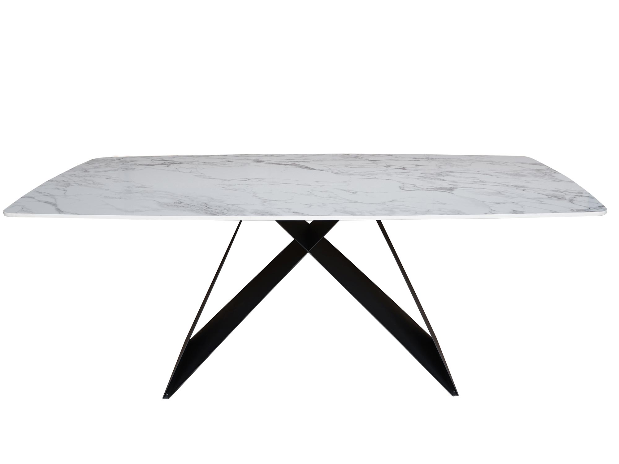 Nowoczesne stół z marmurowym blatem, minimalistyczne biuro nowoczesne.