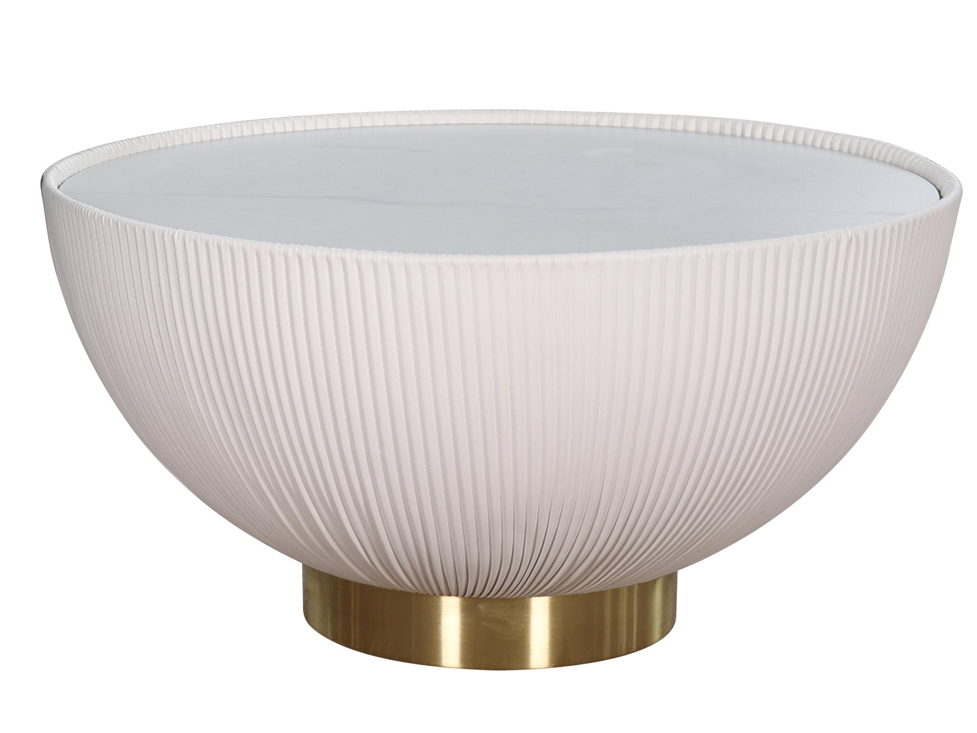 Nowoczesny stolik w kolorze beżowym z luksusowym wykończeniem